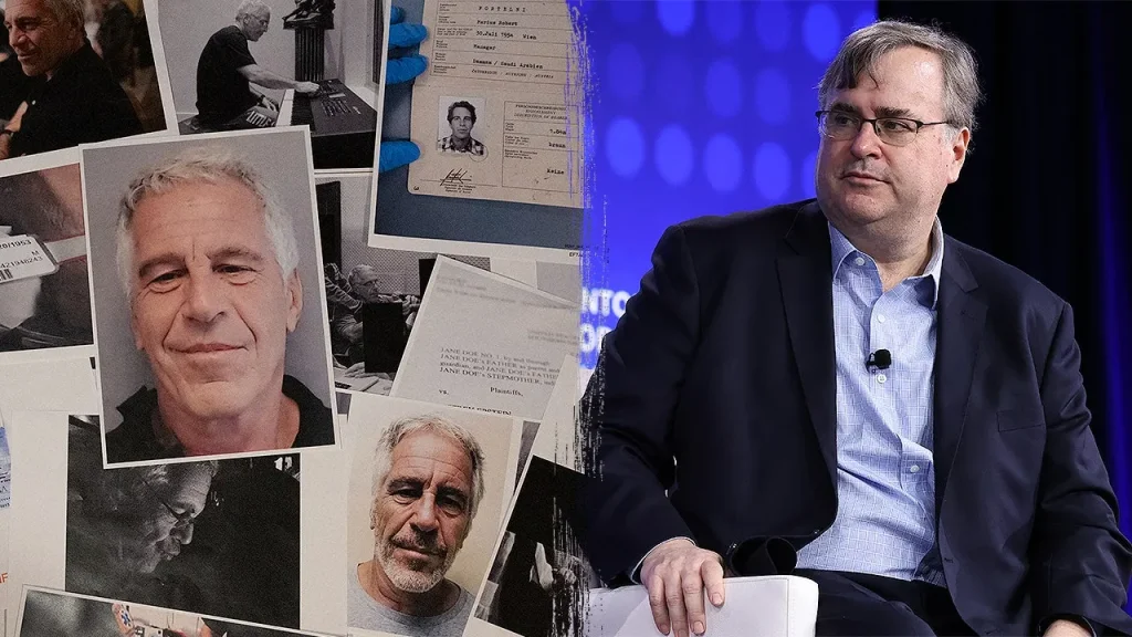 Hoffman financiou anúncios democratas sobre Epstein apesar de vínculos próprios
