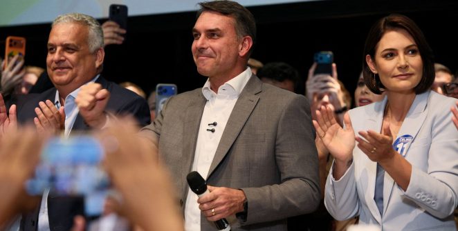 Flávio Bolsonaro ganha apoio de União Progressista e Novo e defende PECs para mudar Constituição