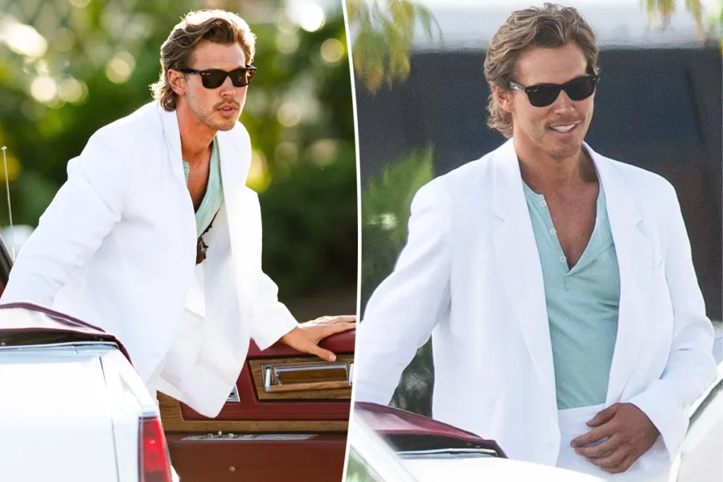 Austin Butler aparece caracterizado para o remake de Miami Vice