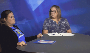 Jaime West mocked by LibsOfTikTok at Indiana county council forum