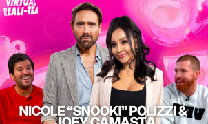Snooki e Joey Camasta participam do Virtual Reali-Tea antes de evento de Halloween