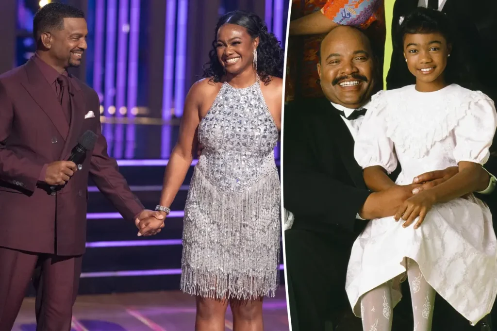 Tatyana Ali e Alfonso Ribeiro homenageiam James Avery em apresentação no DWTS