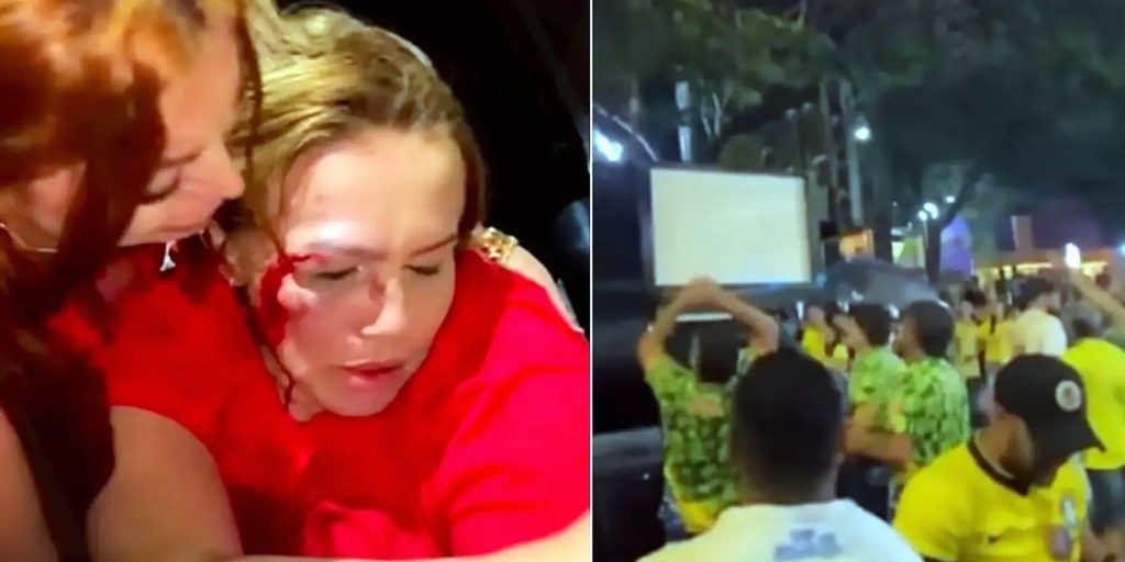 Vereadora Iara Pimentel é atingida no rosto durante carreata em Montes Claros