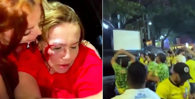 Vereadora Iara Pimentel é atingida no rosto durante carreata em Montes Claros