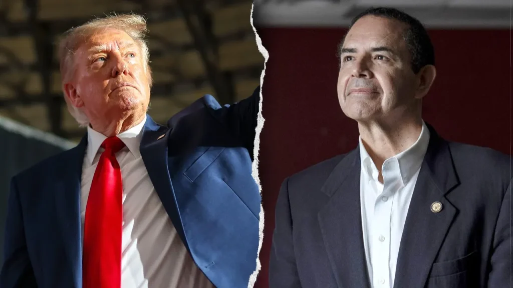 Trump critica Cuellar por seguir democrata após perdão presidencial e apoia Tijerina no Texas