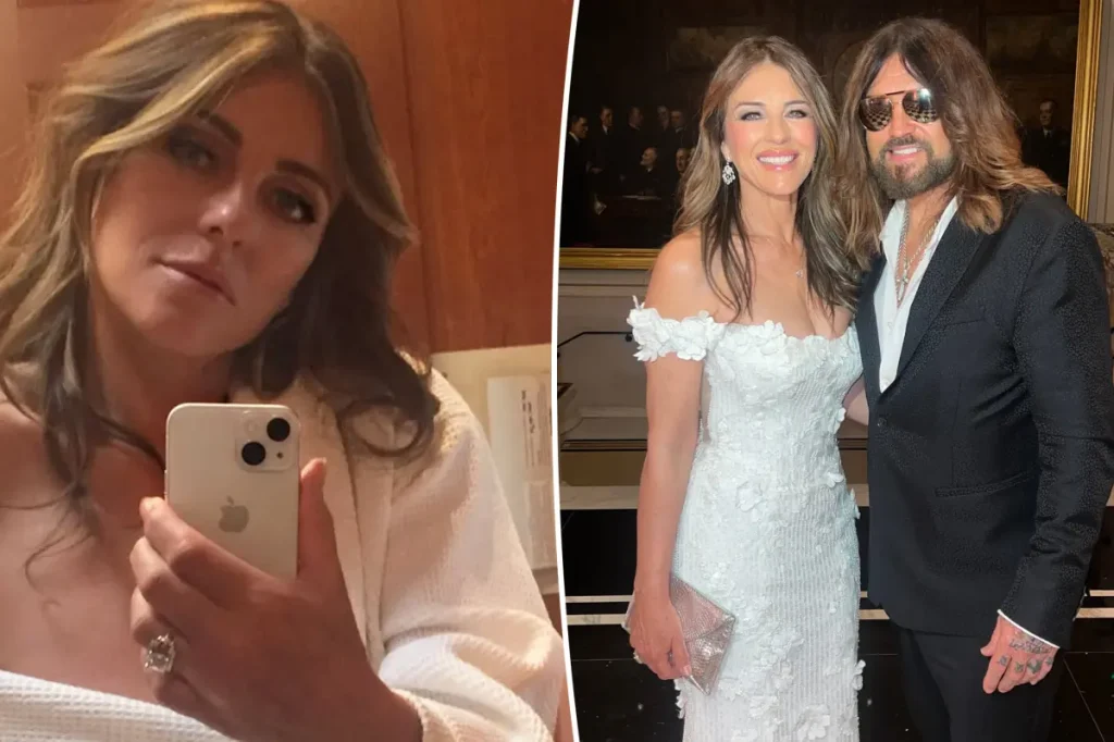 Billy Ray Cyrus e Elizabeth Hurley ficam noivos após mais de um ano de namoro