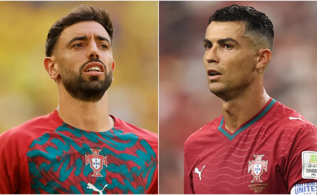 Bruno Fernandes pede união em Portugal após saída de Cristiano Ronaldo e diz que seleção está fora da polêmica
