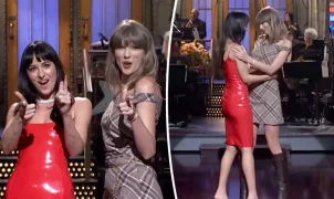 Taylor Swift surpreende e entra no monólogo de Dakota Johnson no SNL