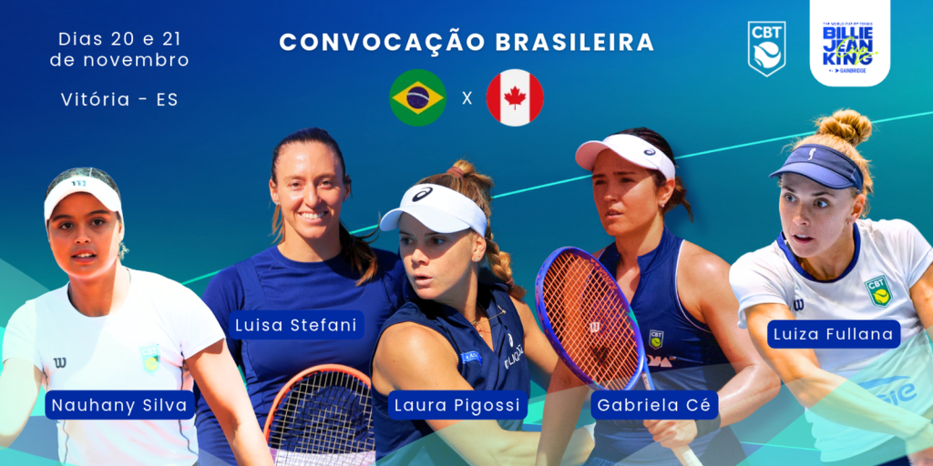 Brasil convoca Luisa Stefani e time misto para playoffs da Billie Jean King Cup contra o Canadá