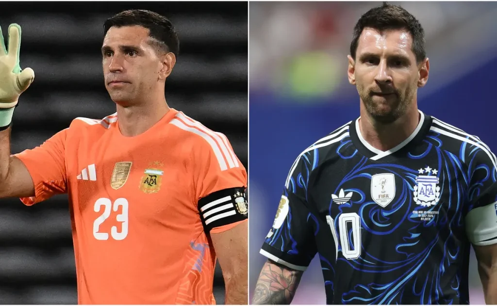 Dibu Martínez sugere Nico Paz como herdeiro da camisa 10 da Argentina