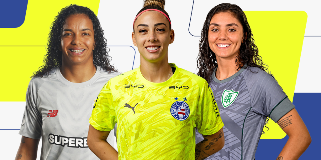 Prêmio Para Elas define Yanne, Carlinha e Sandy como finalistas a melhor goleira
