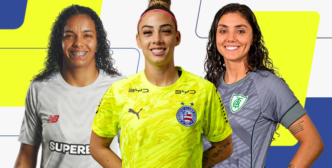 Prêmio Para Elas define Yanne, Carlinha e Sandy como finalistas a melhor goleira