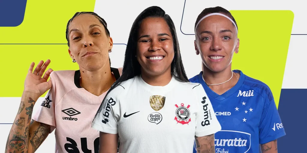 Prêmio Para Elas define finalistas do gol mais bonito do Brasileirão Feminino 2026