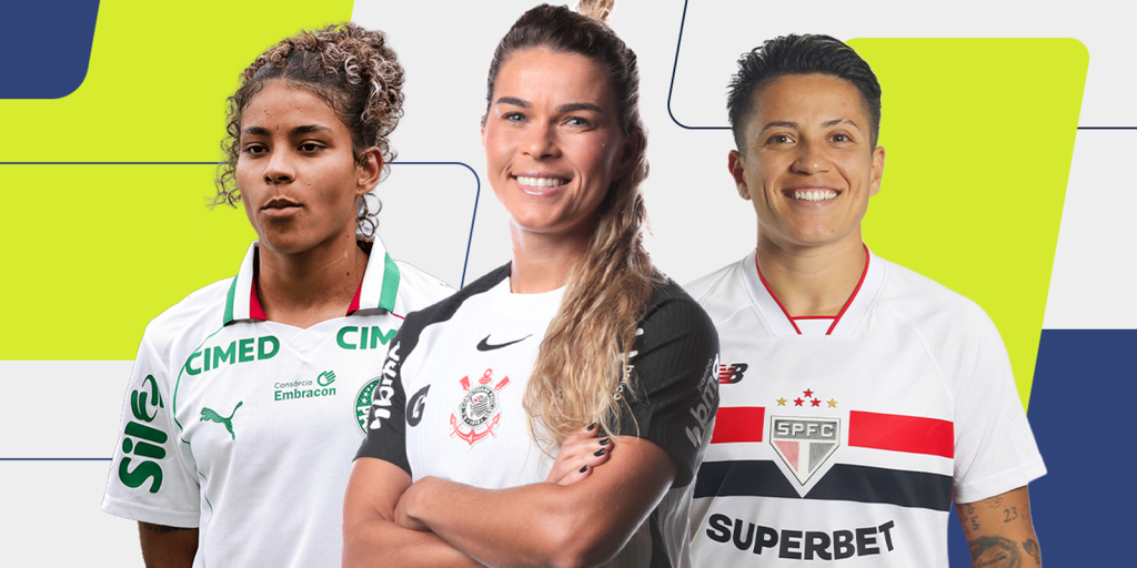 Prêmio Para Elas define finalistas na lateral esquerda com Bia Menezes, Raissa Bahia e Tamires