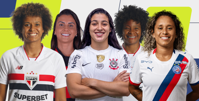 Prêmio Para Elas define cinco finalistas ao meio-campo da Seleção da Temporada