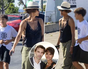 Halle Berry passa tempo com o filho Maceo após acusações de abuso