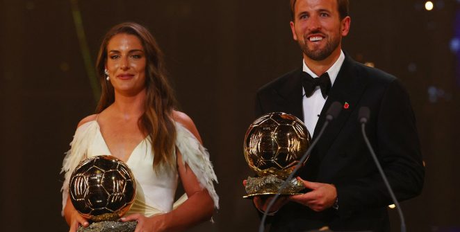 Kane e Putellas conquistam a Bola de Ouro em noite de premiação em Londres
