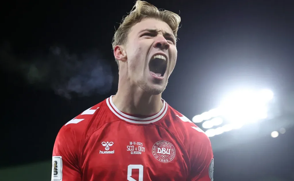 Hojlund imita comemoração de Ronaldo, mas Portugal vence a Dinamarca por 4 a 2
