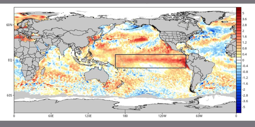 Inpe aponta 95% de chance de El Niño muito forte no fim de 2026