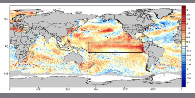 Inpe aponta 95% de chance de El Niño muito forte no fim de 2026