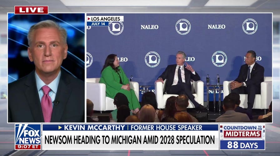 Kevin McCarthy blasts Gavin Newsom as a