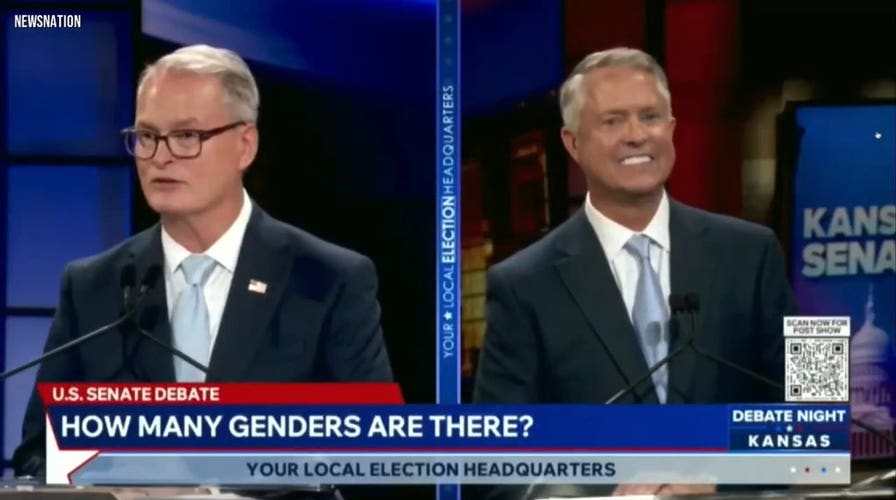 Kansas Senate candidates debate trans athletes issue, answer how many genders there are