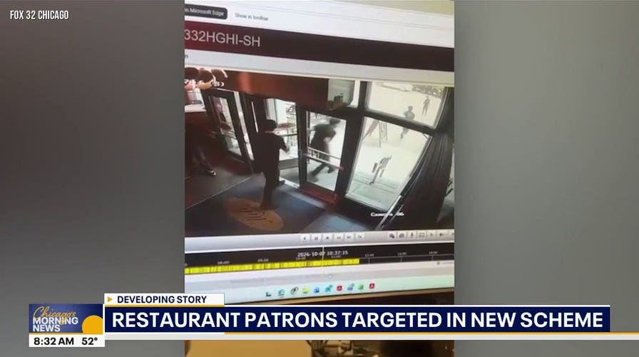 Restaurant workers spring into action after suspected thieves swipe personal property from tables