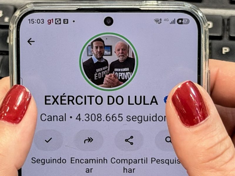 TSE manda suspender de novo canal Exército do Lula por falta de registro formal