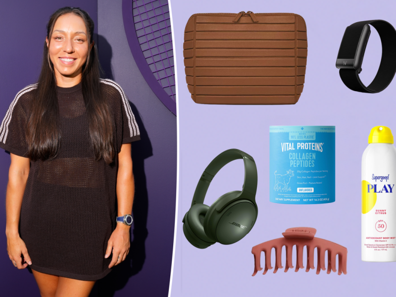 Jessica Pegula lista itens do dia a dia que vão de clipes de cabelo a fones Bose