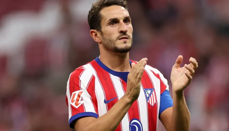 Koke desfalca Atlético de Madrid contra o Manchester United após luto familiar