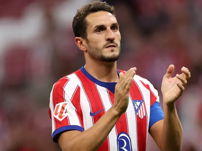 Koke desfalca Atlético de Madrid contra o Manchester United após luto familiar