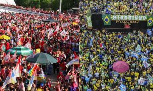 A dois quilômetros de distância, Lula e Flávio encerram campanha em Brasília
