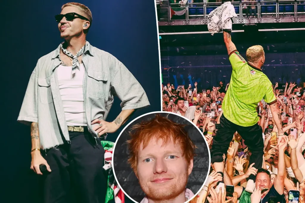 Macklemore faz primeiro show Free Palestine após saída de turnê de Ed Sheeran