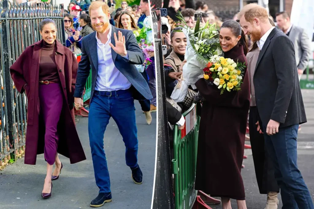 Meghan Markle e príncipe Harry fazem primeira aparição conjunta oficial desde a mudança para os EUA