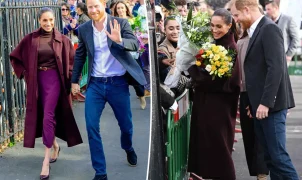 Meghan Markle e príncipe Harry fazem primeira aparição conjunta oficial desde a mudança para os EUA