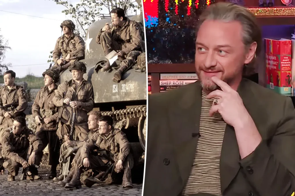 James McAvoy relata bullying de colega de elenco no primeiro dia de gravação de Band of Brothers