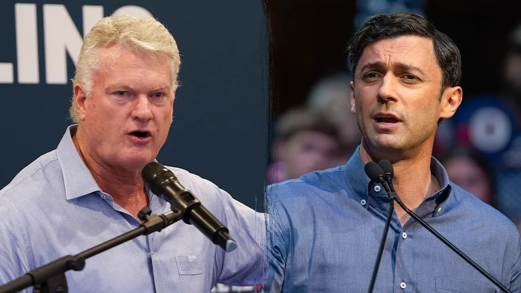 Debate ao Senado na Geórgia tem troca de acusações sobre neonazistas e Epstein