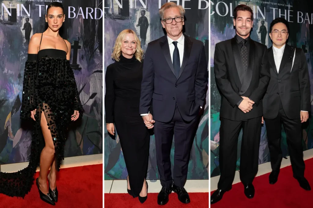 Dua Lipa e Amy Poehler marcam presença em estreia de Lincoln in the Bardo no MET Opera