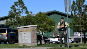 Oregon school shooting stopped by armed bystander amid gun control debate