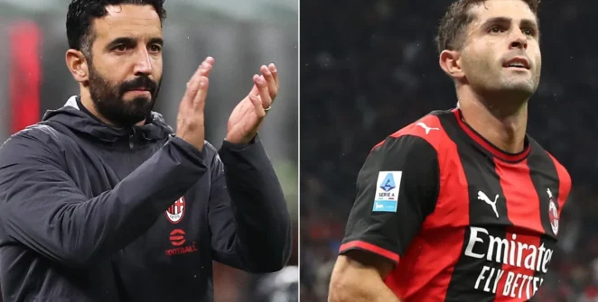 Amorim iguala marca histórica do Milan com vitória sobre a Udinese; Pulisic brilha