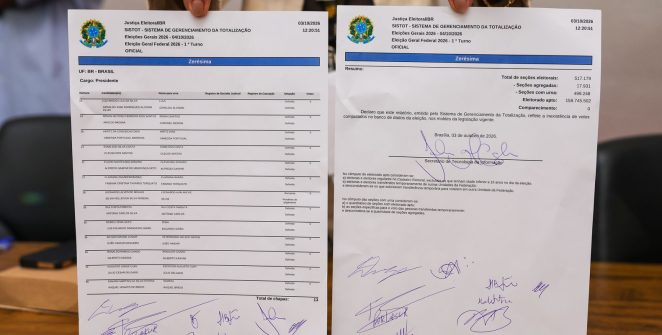 TSE conclui teste final e emite Zerézima na véspera do primeiro turno