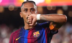 Raphinha desfalca Barcelona contra Getafe e Galatasaray por lesão muscular na coxa direita
