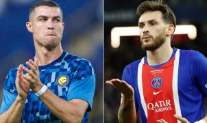 Cristiano Ronaldo envia mensagem de apoio a Kvaratskhelia após ruptura de ligamento