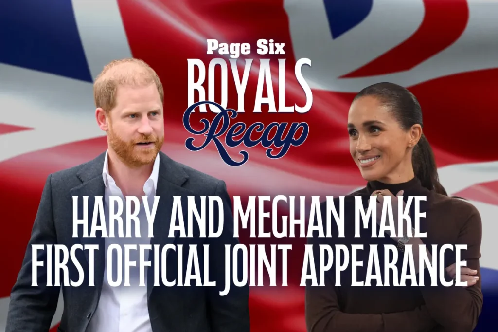 Meghan Markle e Príncipe Harry fazem primeira aparição pública conjunta no Reino Unido após mudança