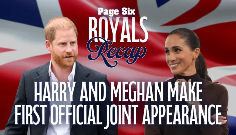 Meghan Markle e Príncipe Harry fazem primeira aparição pública conjunta no Reino Unido após mudança