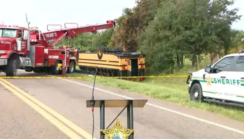 Florida school bus crash kills student, injures others in Polk County