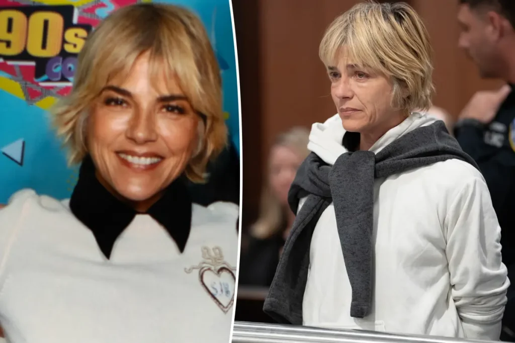 Selma Blair comparece à 90s Con após audiência judicial e diz estar nervosa