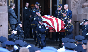 Shane Seiber posthumously promoted at Philadelphia police funeral