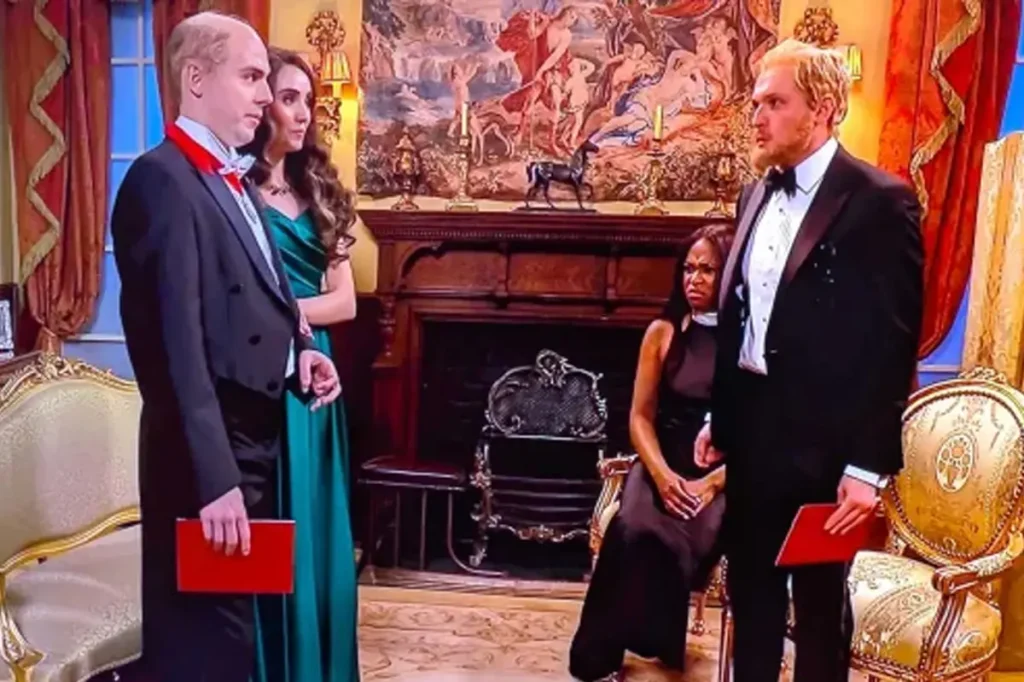 Príncipes William e Harry se enfrentam em esboço cômico do SNL UK em meio a rixa familiar