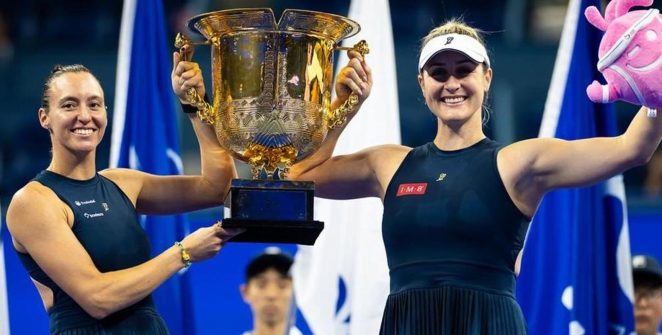 Stefani conquista WTA 1000 de Pequim com Dabrowski e chega ao 5º título do ano